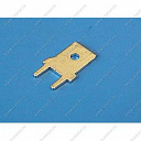 Клемма ножевая неизолированная TA-M (6,3 mm; на плату)