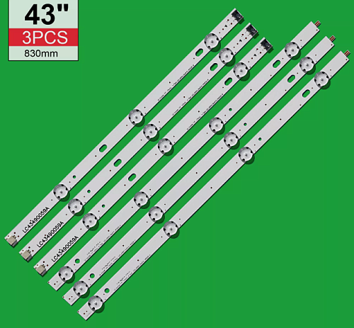 Подсветка для ТВ LG 43" (комплект 6шт) LC43490059A+LC43490058A