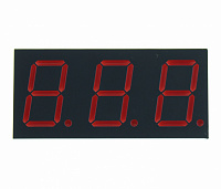 Светодиодный индикатор LED R 3DIG AN GNT-8031BUE-12