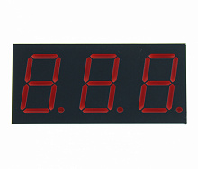 Светодиодный индикатор LED R 3DIG AN GNT-8031BUE-12