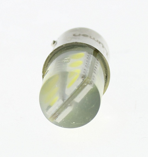 Светодиодная лампа P21/5W (BAY15d) 12V 5050 12 SMD Sil LED White Lumen