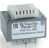 Трансформатор ТПА-29-2x12V 230W