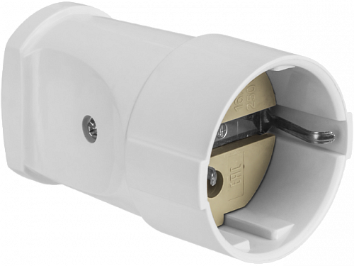 Розетка переносная Navigator NCA-SK01-16A-E-WH с/з белая