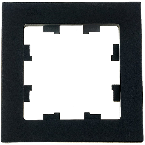 Рамка AtlasDesign 1 пост ATN001001 карбон