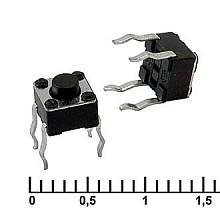 Кнопка тактовая IT-1109 4,5x4,5x3,8мм
