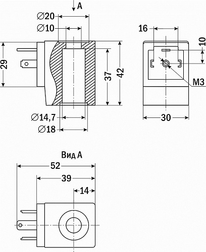 Катушка для клапана AS11H (S11H) 220AC