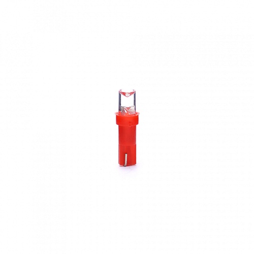 Светодиодная лампа T5 (W1.2W) 12V 1 LED Red 