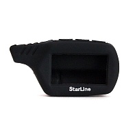 Чехол для брелока Starline B9/B6/B91/A61/A91 (силиконовый, черный)