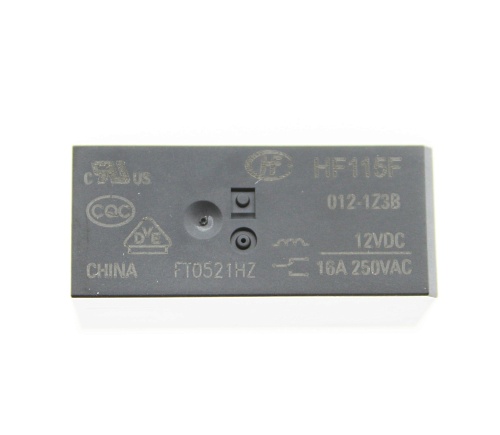HF115F/012-1Z3B 12VDC, 16A, 1C, Реле электромагнитное HF115F/012-1Z3B 12VDC, 16A, 1C