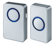 Звонок беспроводной 36 мелодий 1 блок-динамик, 1 кнопка, серый Navigator (NDB-D-DC02-1V1-S)