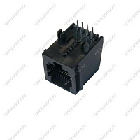 TJ4-8P8C (RJ45) гнездо на плату 