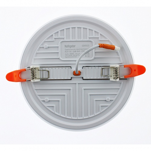 Светильник безрамочный 24Вт, 4000К, круглый, с регулируемым диаметром врезного отверстия 50-160мм Navigator (NLP-R2-24W-840-LED)