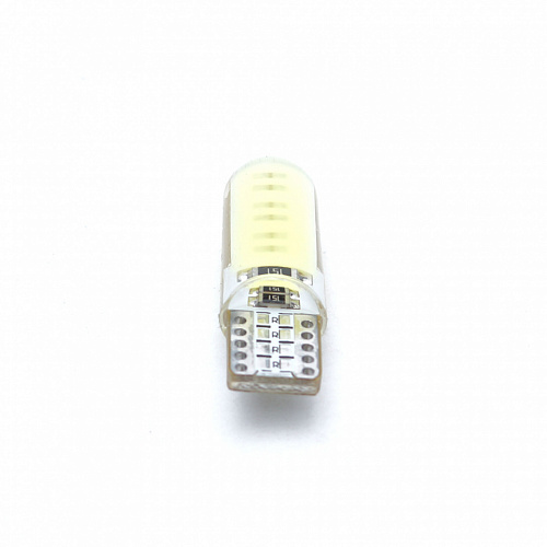 Светодиодная лампа T10 (W5W) 12V 2 COB CL LED White 