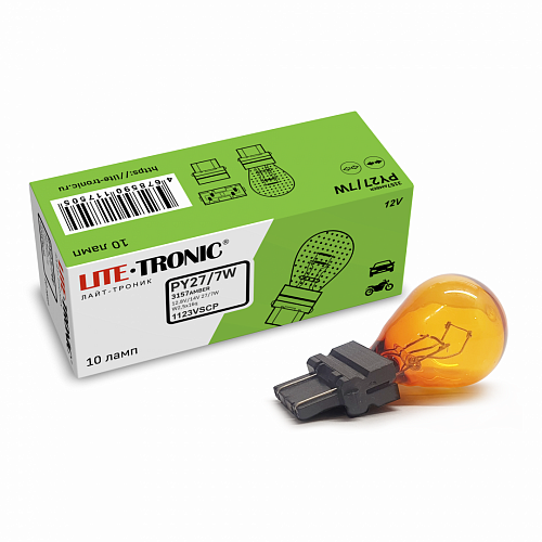 PY27/7W (W2,5x16q) Lite-Tronic 12.8/14V 27/7W 1123VSCP