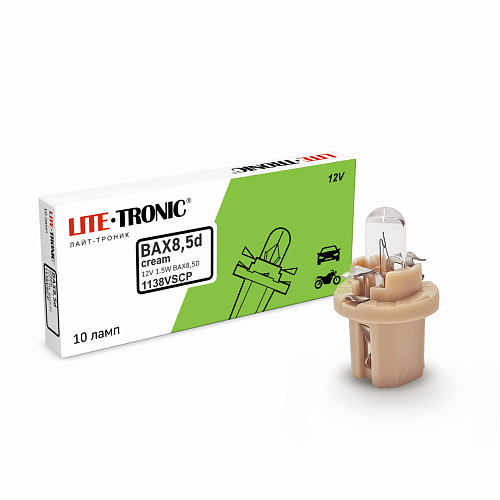 BAX 8,5d cream Lite-Tronic 12V 1.5W 1138VSCP