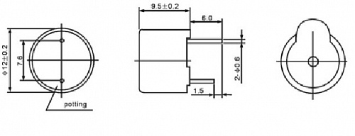 Звукоизлучатель SNT-1212