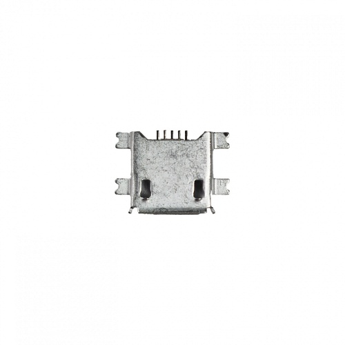 microUSB 5BF 03 гнездо в разрез платы, Разъём
