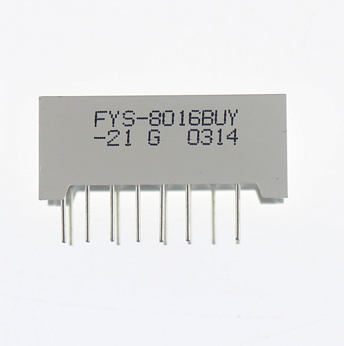 Светодиодный индикатор LED Y 1DIG AN FYS-8016BUY-21