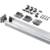 Профиль накладной с экраном Navigator NPR-02-SET (2000х16,5х11,9) комплект