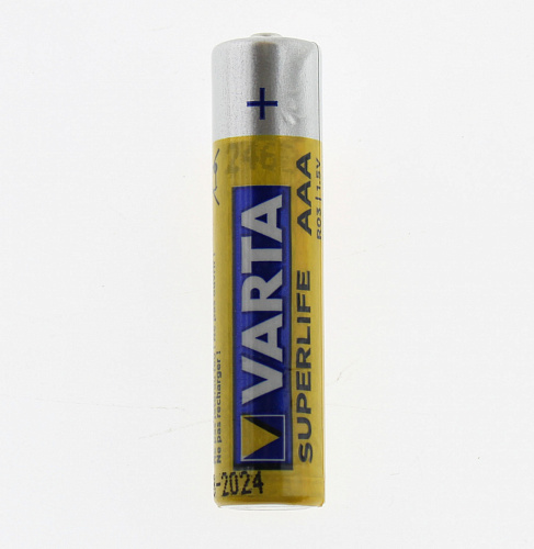 Батарейка Varta SUPER LIFE (Солевая, AAA, R03, 4BL, 1.5V)