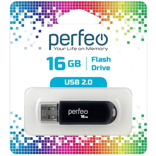 Perfeo USB 16Gb C03 Black