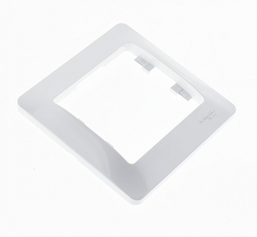 Рамка 1 пост Schneider Electric Glossa белый