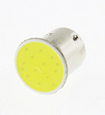 Светодиодная лампа P21W (BA15S) 12V 1 COB LED White Lumen