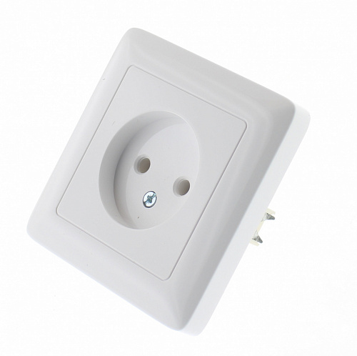 Розетка 1-ая с/у без з/к Schneider Electric ХИТ 250V 16A белый