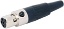 Mini-XLR-MC-901 гнездо на кабель 5F, Разъём
