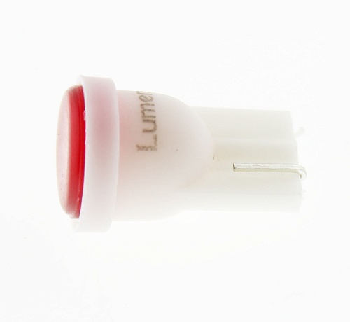 Светодиодная лампа T10 (W5W) 12V 1 COB LED Red Lumen