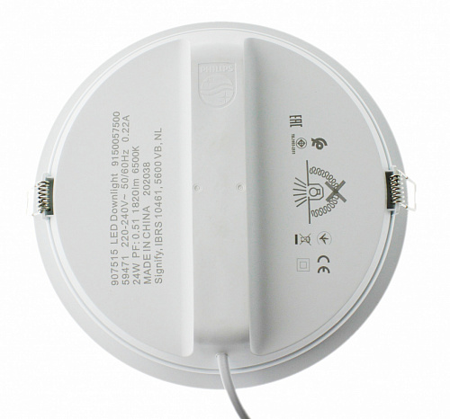 Светильник Philips 59471 MESON 200 24W WH recessed LED (24Вт, 1820Лм, 6,5К)
