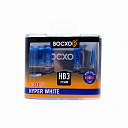 Галогенная лампа головного света HB3 BOCXOD Hyper White 5000K 12V 60W P20d 80903HW 2шт