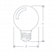 Лампа светодиодная Navigator NLL-G45-1-230-Y-E27