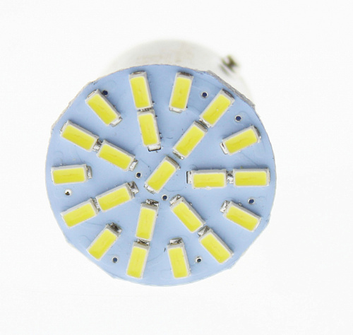 Светодиодная лампа P21W (BA15S) 12V 1210 22 SMD LED White Lumen