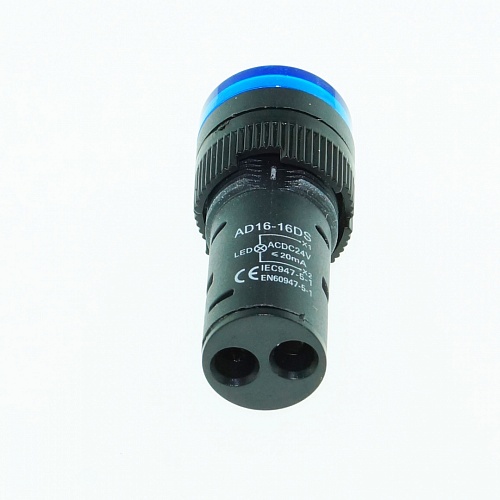 Индикатор ARG2-16FP-W-B24 (AR-AD16-16DS) синий =24В