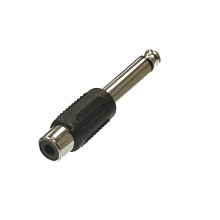 6.3мм (шт) - RCA (гн) переходник (6.3мм моно), Разъём