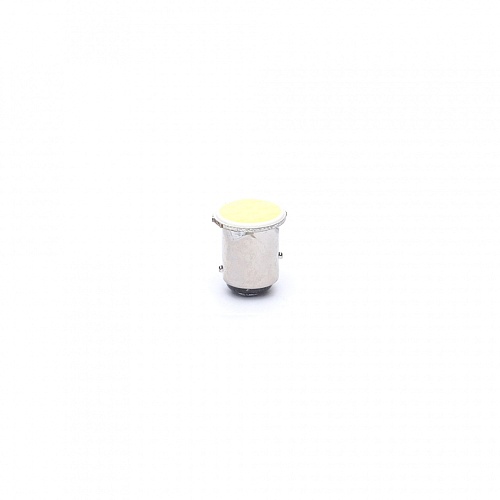 Светодиодная лампа P21/5W (BAY15D) 12V 1 COB LED White 
