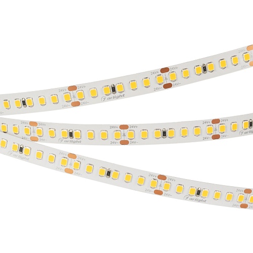 Лента светодиодная Arlight RT-A168-10mm 24V White6000 (17 W/m, SMD2835, 168led/m, IP20)