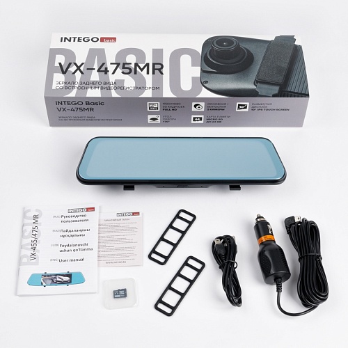 Видеорегистратор Intego Basic VX-475MR с картой памяти 32GB