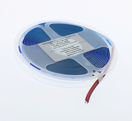 Лента светодиодная NEON COB 12W/m, 12v, 320 LED/m, синий