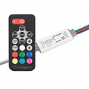 Контроллер ARL-FINE-RGB Black (5-24V, 3x2A, RF ПДУ 18кн)