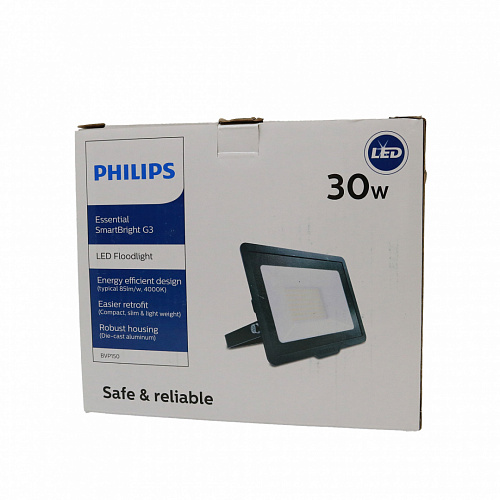 Прожектор Philips BVP150 30W CW SWB CE IP65 (30Вт, 2550Лм, 6.5К, 170x130x29)