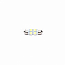 Светодиодная лампа C5W (T11x31) 12V 5050 4 SMD LED White 