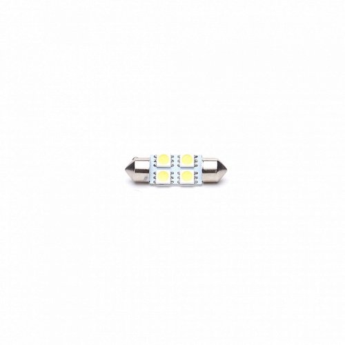 Светодиодная лампа C5W (T11x31) 12V 5050 4 SMD LED White 