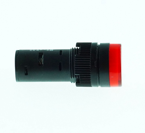 Индикатор ARG2-16FP-W-R220 (AR-AD16-16DS) красный ~220В