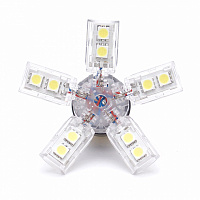 Светодиодная лампа P21W (BA15S) 12V 5050 10 SMD LED White 