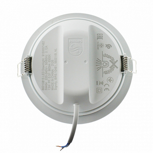 Светильник Philips 59464 MESON 125 13W WH recessed LED (13Вт, 960Лм, 6.5К) --1