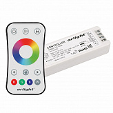 Контроллер SMART-RGB-SET-RING (12-24V, 3x3A, ПДУ 2.4G)