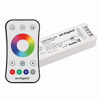 Контроллер SMART-RGB-SET-RING (12-24V, 3x3A, ПДУ 2.4G)