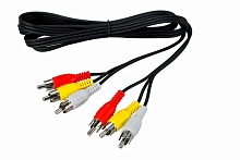 Шнур 3RCA (шт.) - 3RCA (шт.) 1,5м 